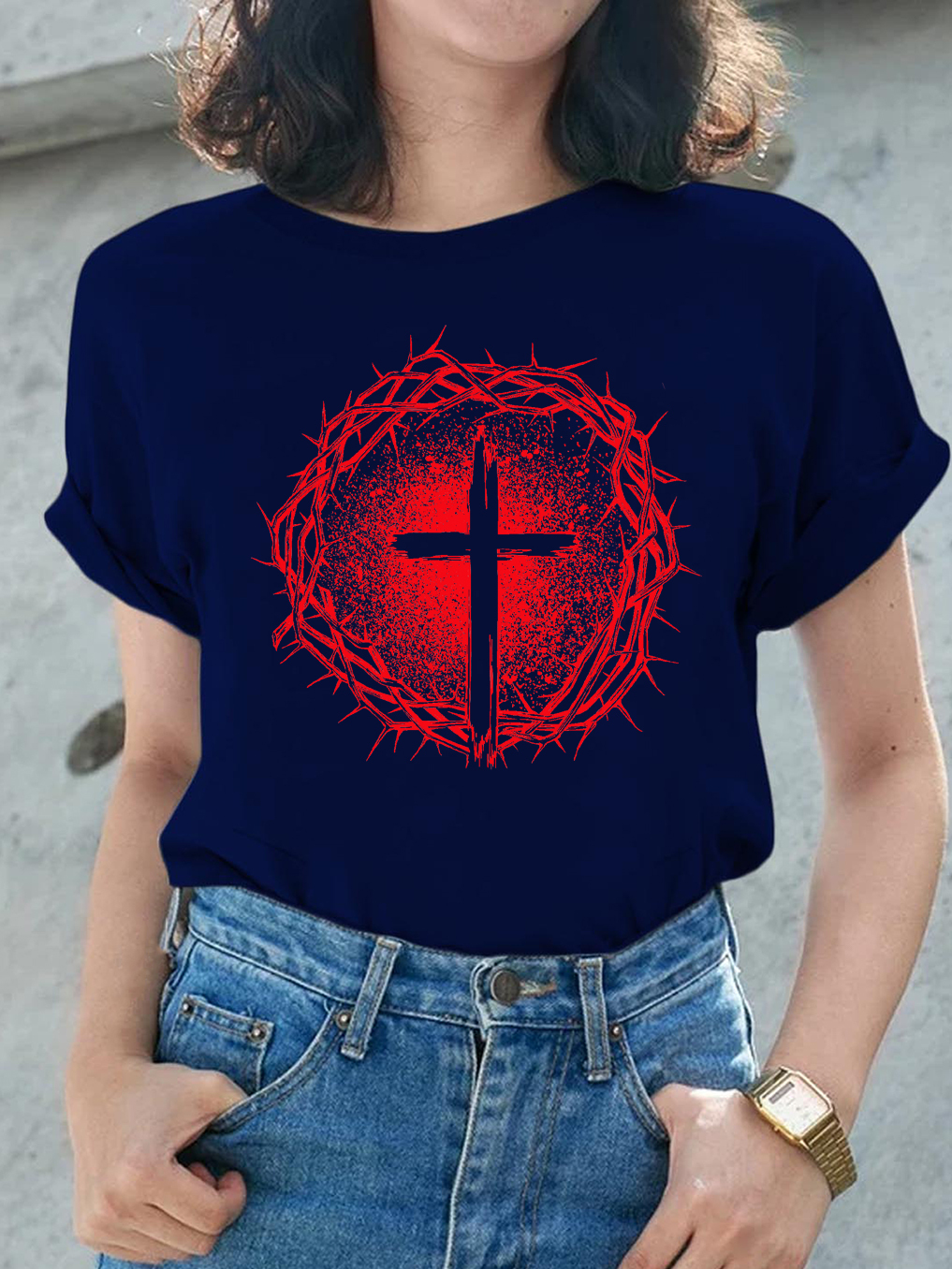 Cross Thorns Women Tee