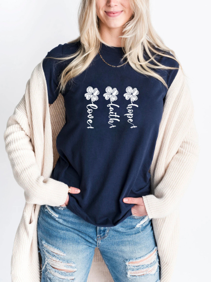 Faith Love Hope Women T-shirt