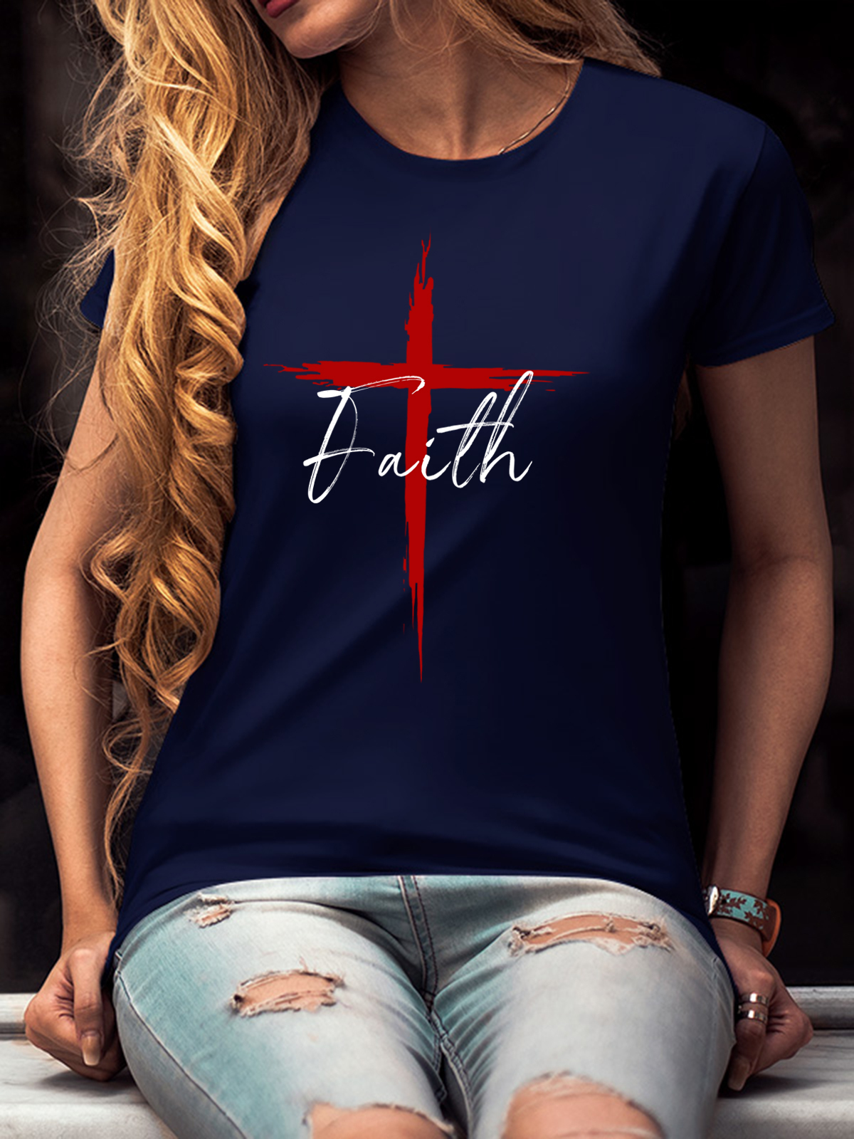 Faith Cross Women Tee