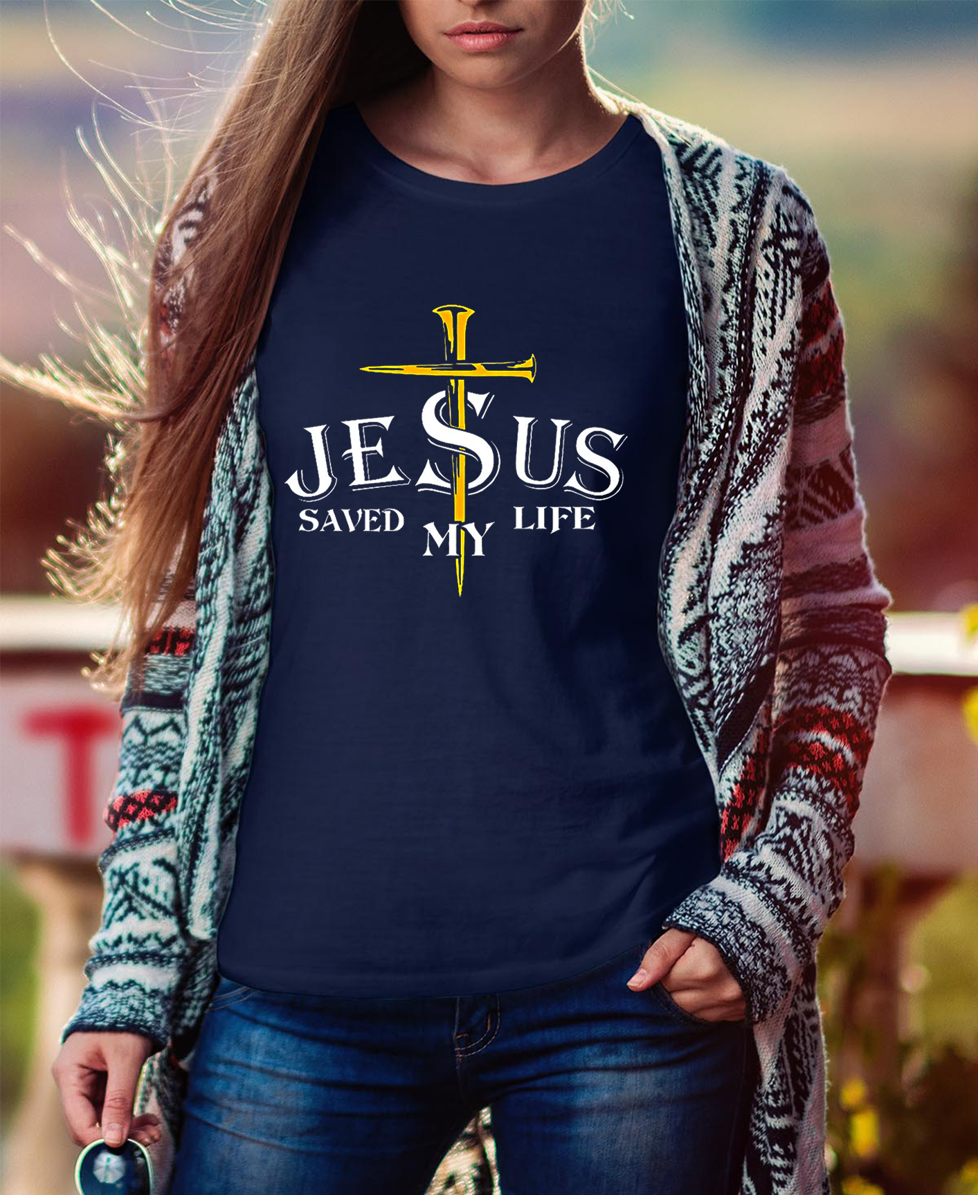 Jesus Saved My Life Women Tee
