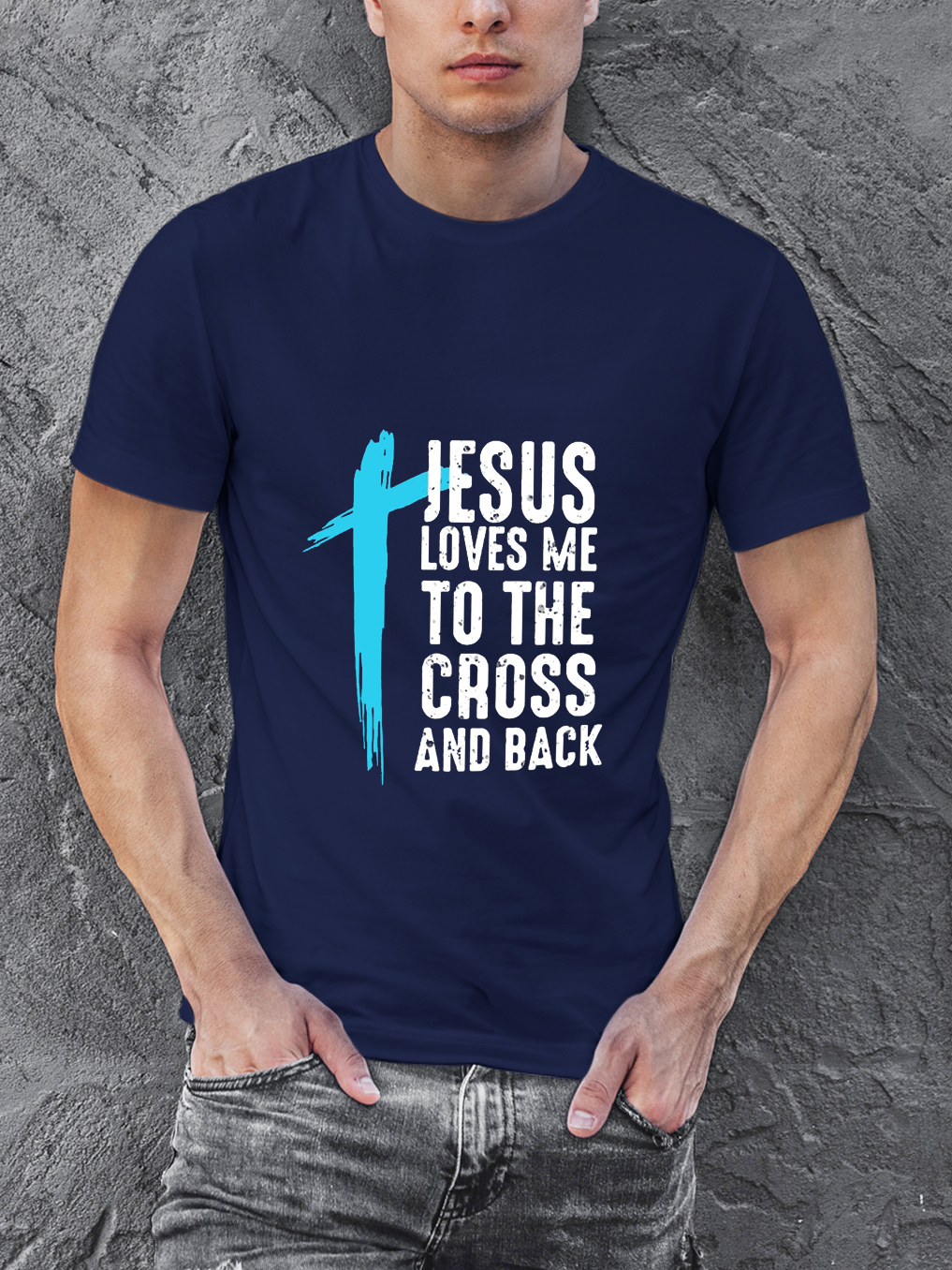 Jesus Loves Me To The Cross And Back Tee