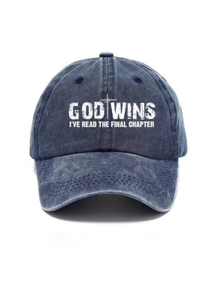 God Wins Washed Hat