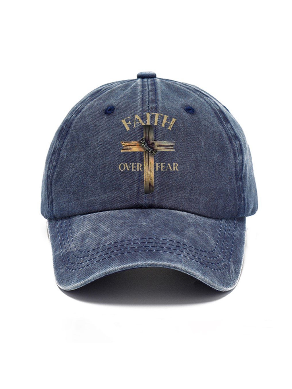 Faith Over Fear Washed Hat