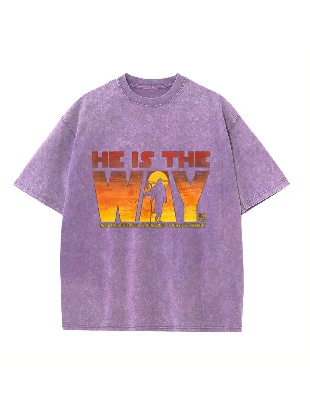 He Is The Way Washed T-shirt