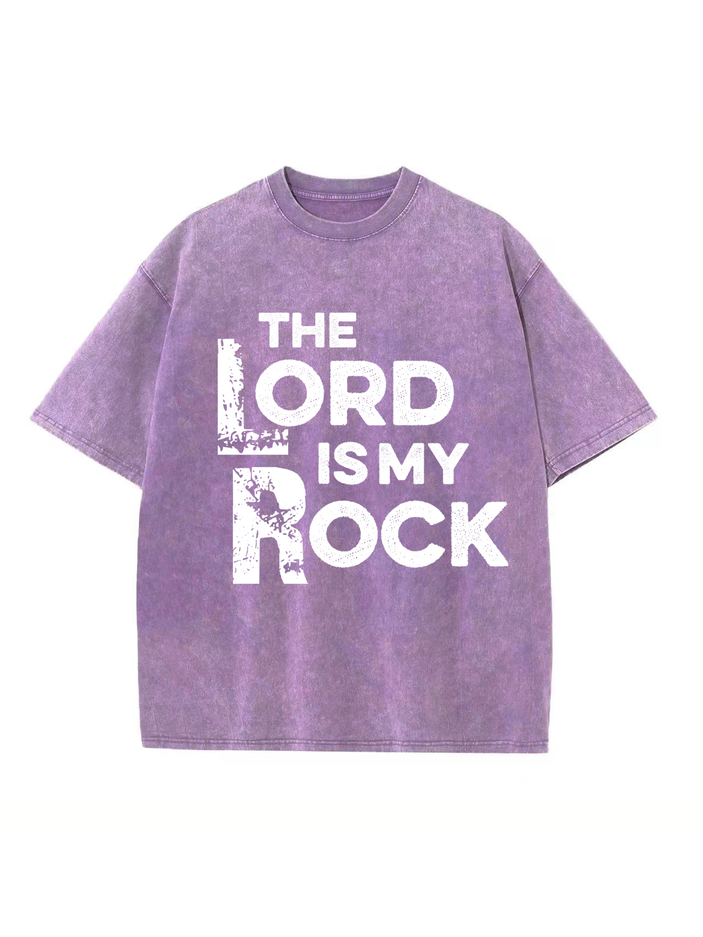 The Lord Is My Rock Washed Tee