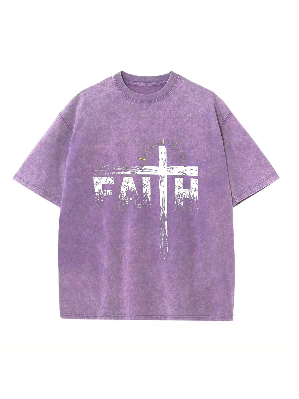 Faith Trendy Christian Washed T-shirt