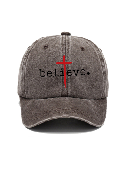 Believe Jesus Washed Hat