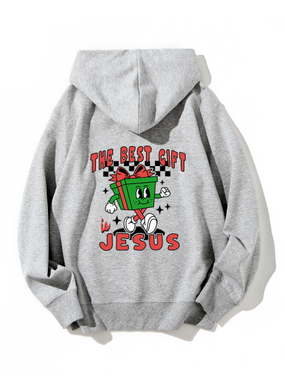 The Best Gift Is Jesus Front and back printed Hoodie