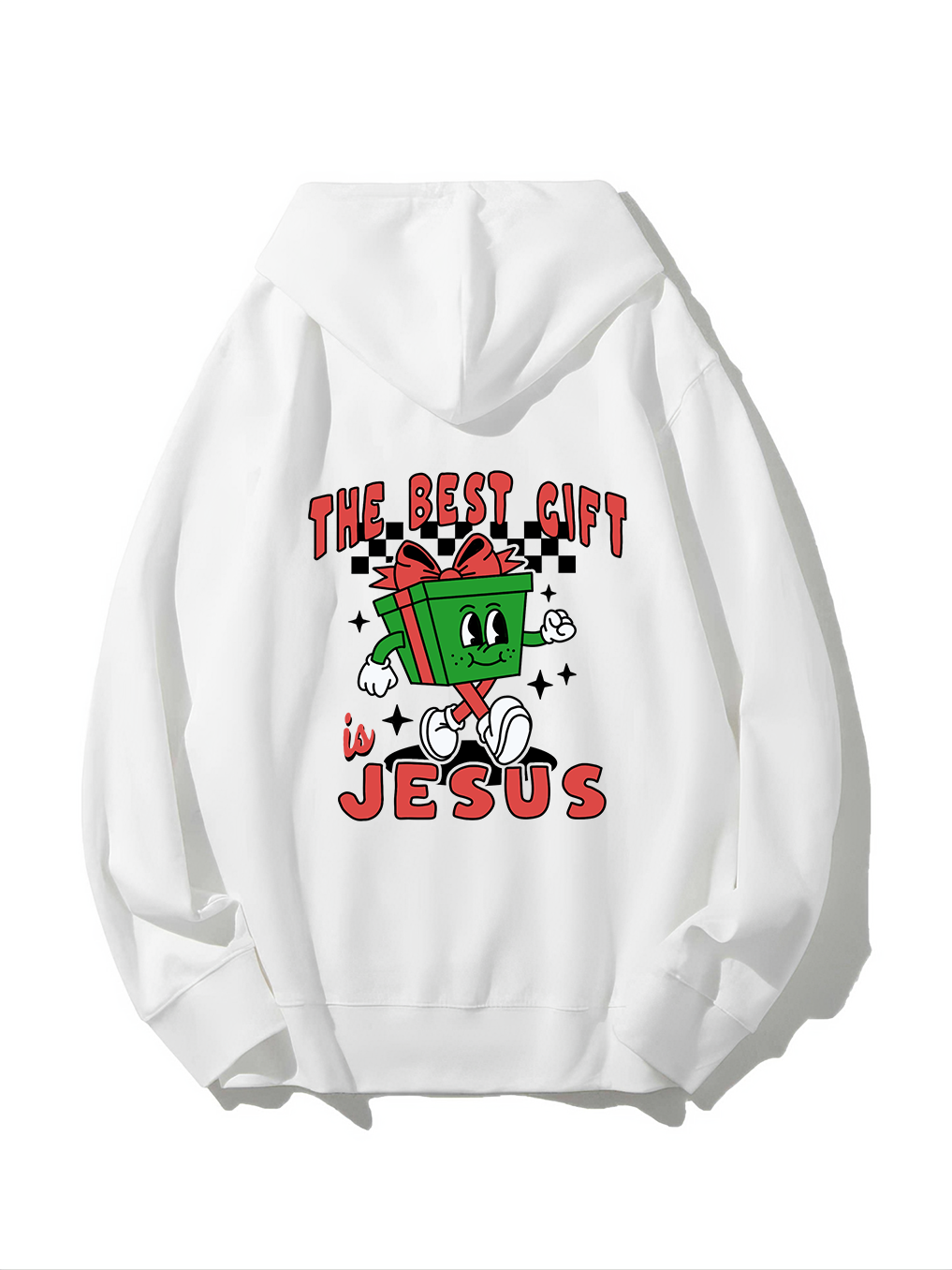 The Best Gift Is Jesus Front and back printed Hoodie