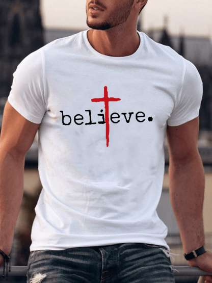 Believe. Cross Tee