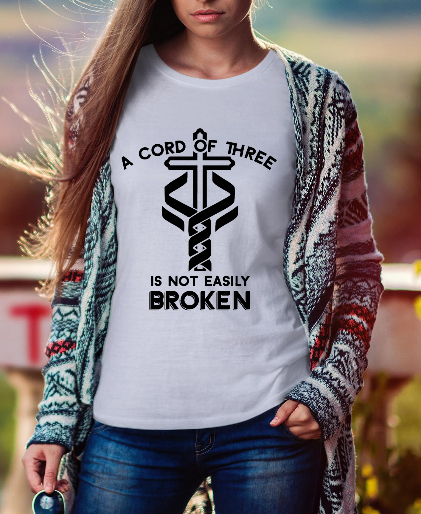 A Cord Of Three Is Not Easily Broken Women Tee
