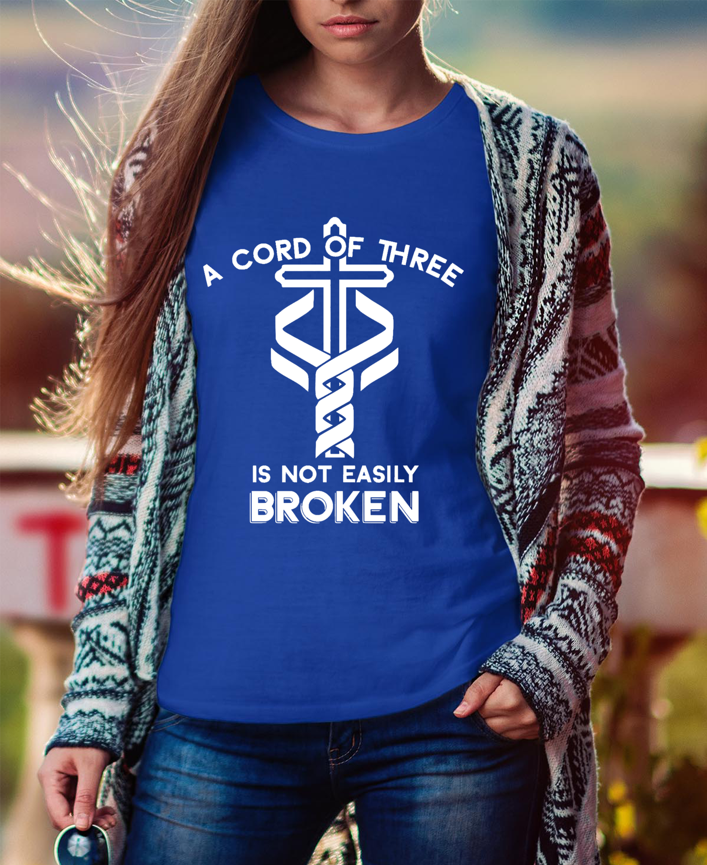 A Cord Of Three Is Not Easily Broken Women Tee