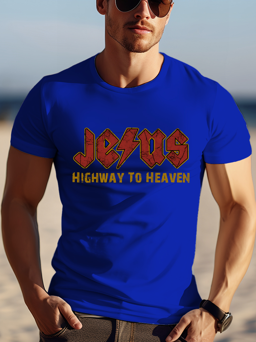 Jesus Highway To Heaven Tee