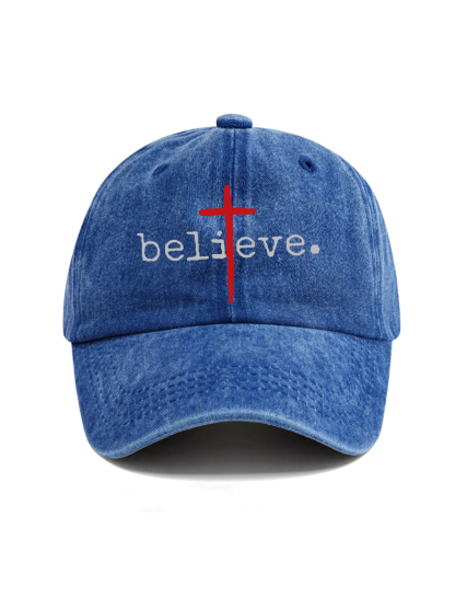 Believe Jesus Washed Hat