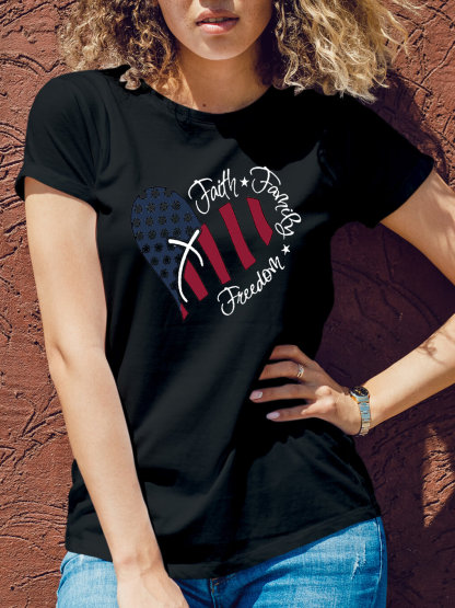 Faith And The Cross Women Tee