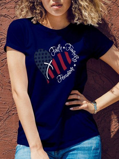 Faith And The Cross Women Tee