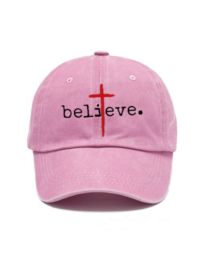 Believe Jesus Washed Hat