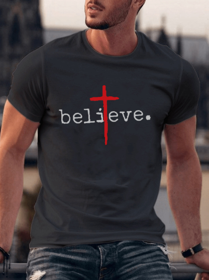 Believe. Cross Tee