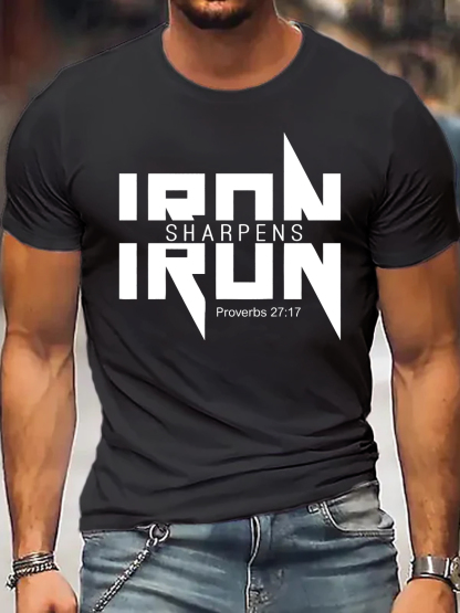 Iron Sharpens Iron Christian Tee