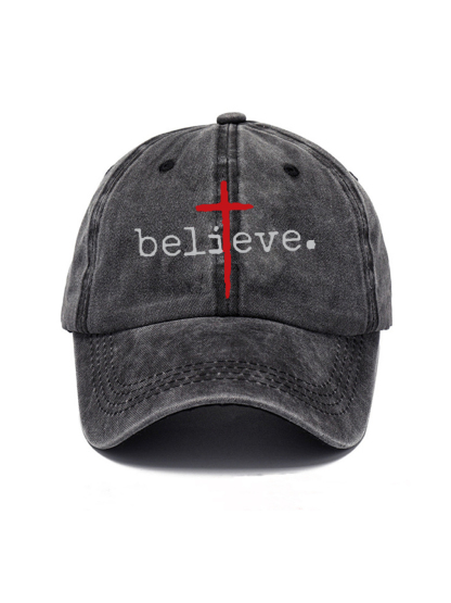 Believe Jesus Washed Hat