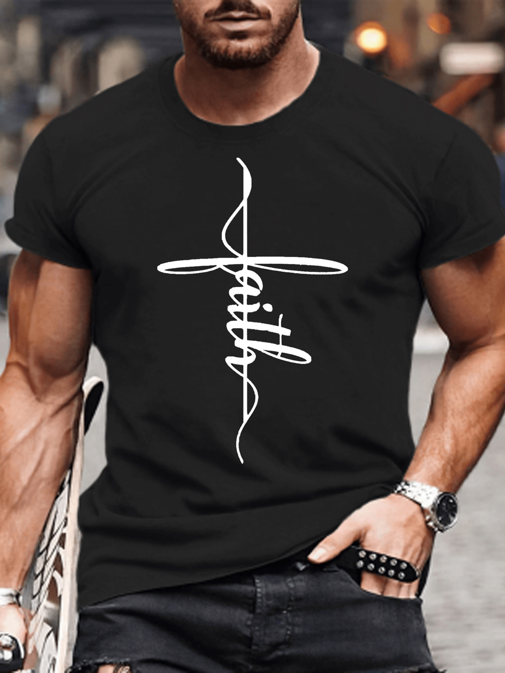Faith Cross Tee