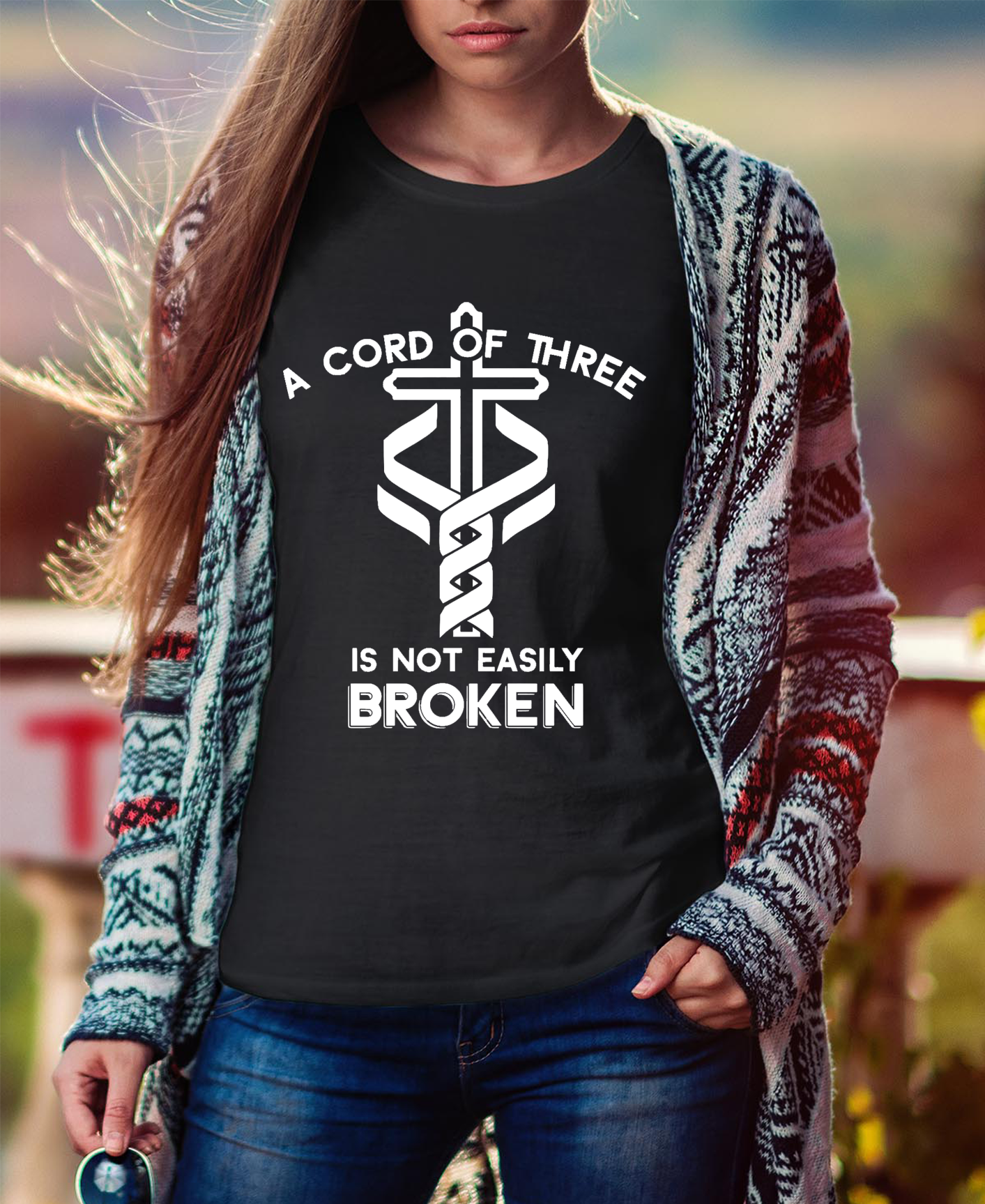 A Cord Of Three Is Not Easily Broken Women Tee