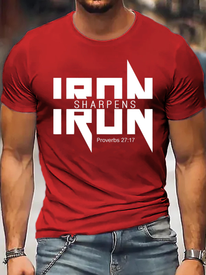 Iron Sharpens Iron Christian Tee