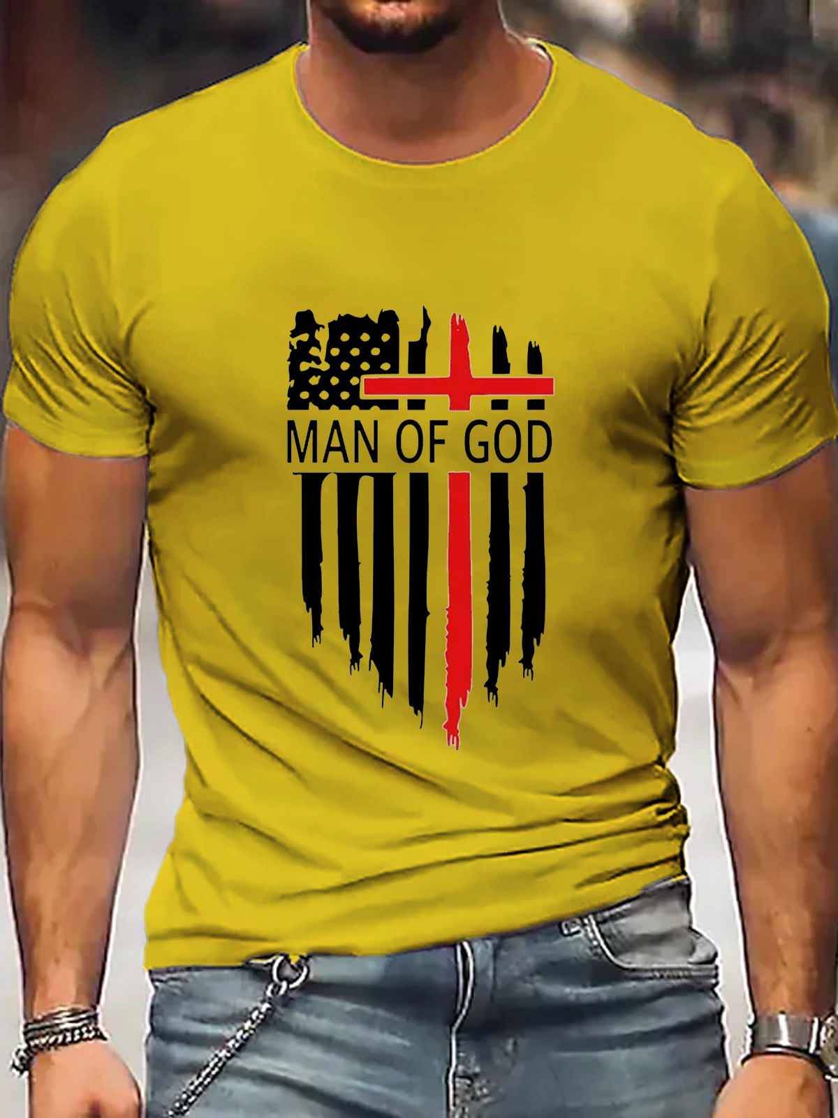 Man Of God Chrsitian Tee