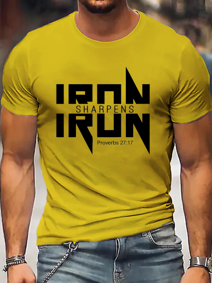 Iron Sharpens Iron Christian Tee