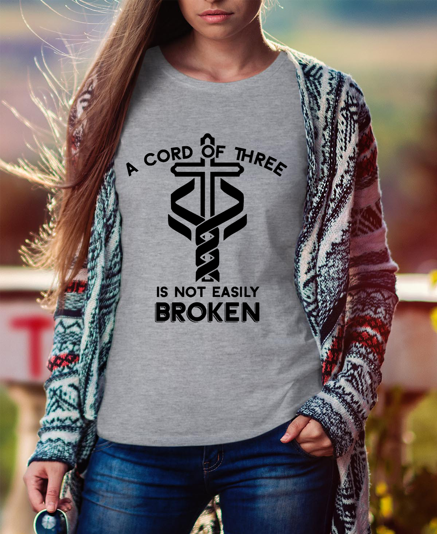 A Cord Of Three Is Not Easily Broken Women Tee
