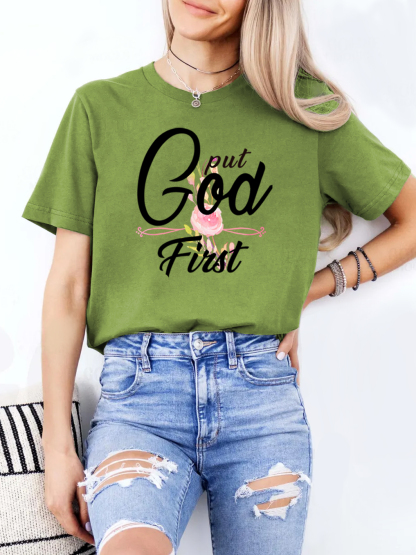 Put God First Women Tee