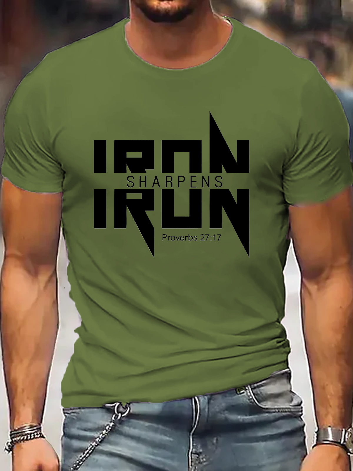 Iron Sharpens Iron Christian Tee