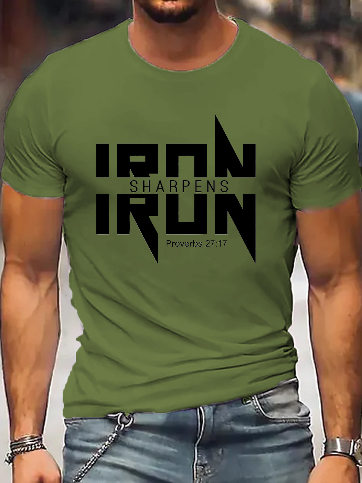 Iron Sharpens Iron Christian Tee