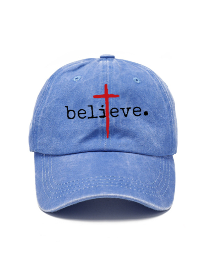 Believe Jesus Washed Hat