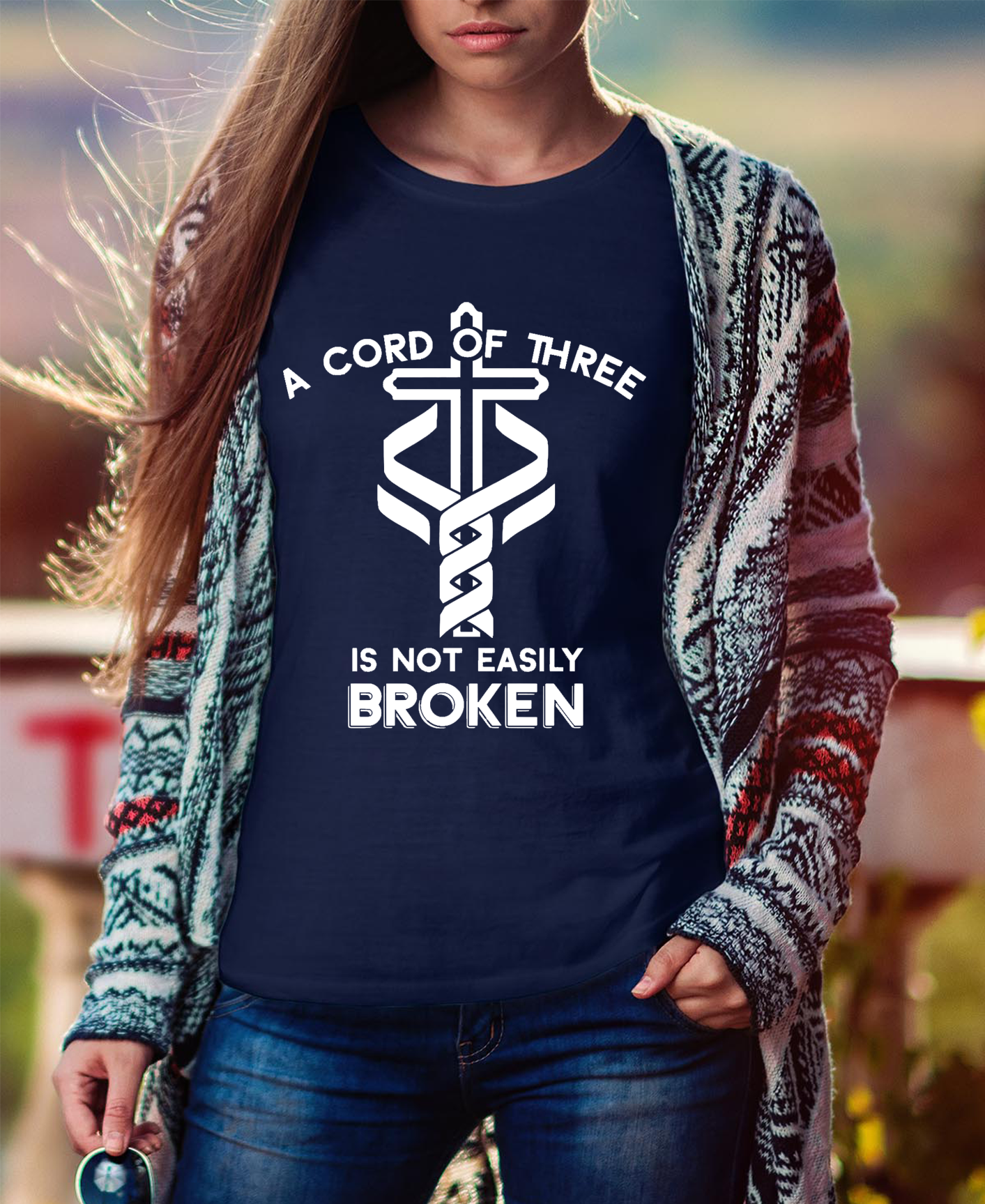 A Cord Of Three Is Not Easily Broken Women Tee