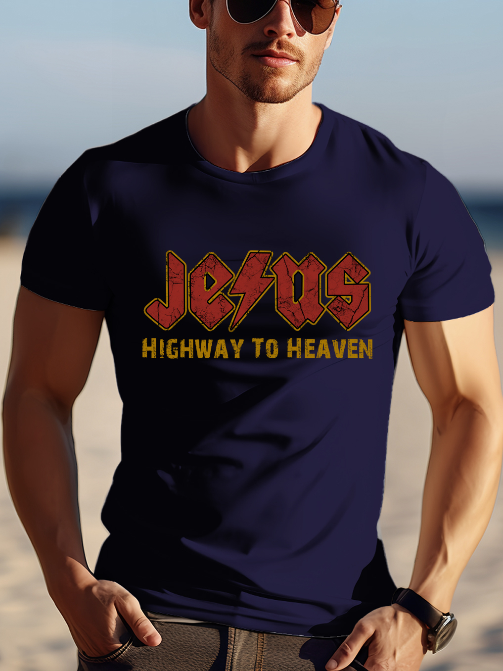 Jesus Highway To Heaven Tee
