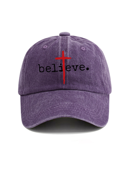 Believe Jesus Washed Hat