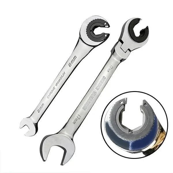 🔥Last Day 70% OFF🔥Open Tubing Ratchet Wrench