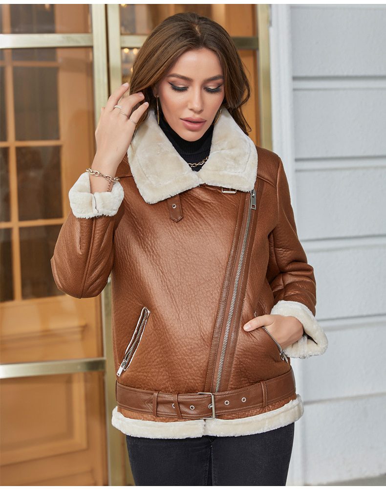 Winter Thick Warm Leather Jacket - Coats & Jackets - Uniqistic.com Winter Thick Warm Leather Jacket in Coats & Jackets