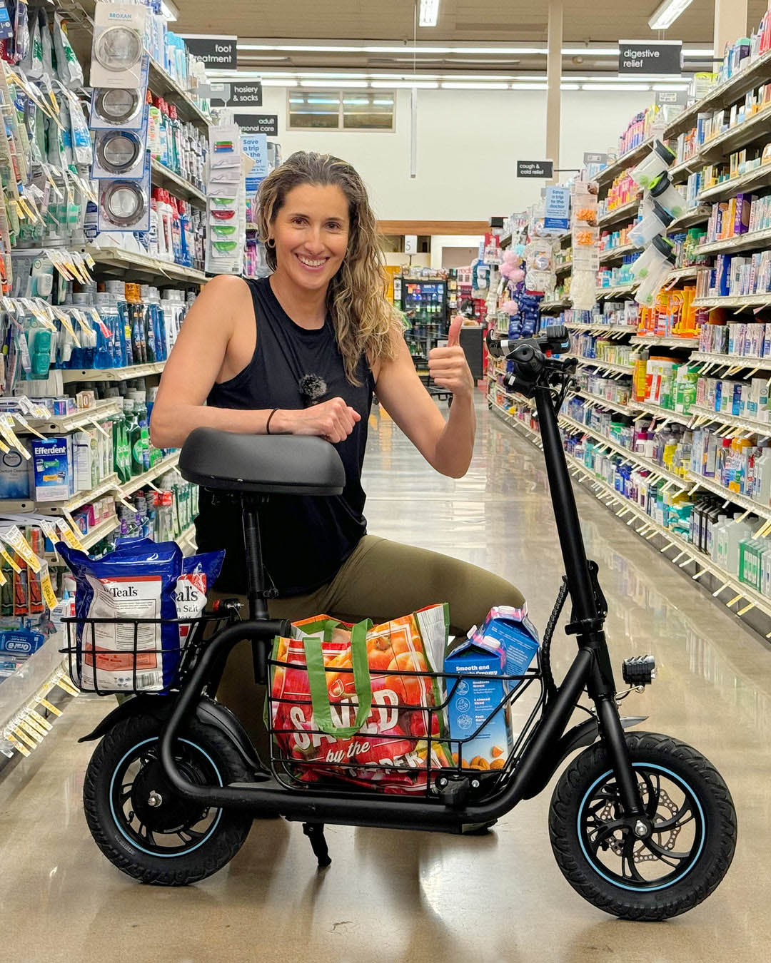 🔥Last day for clearance🔥Electric Scooter with Removeable Front And Back Basket