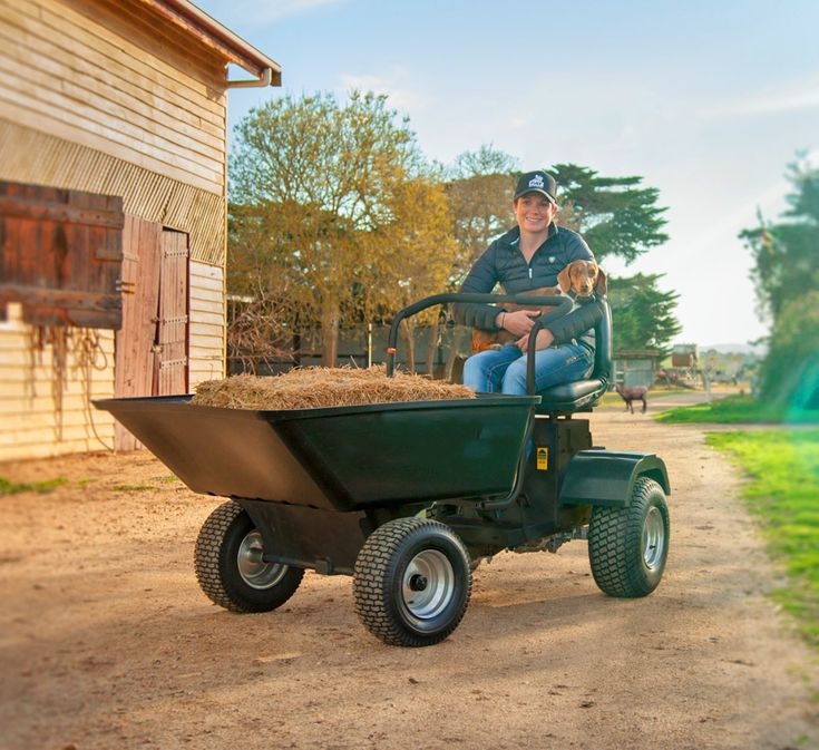 🎉New Arrivals Free Shipping✨Ride On Articulated Tipping Wheelbarrow