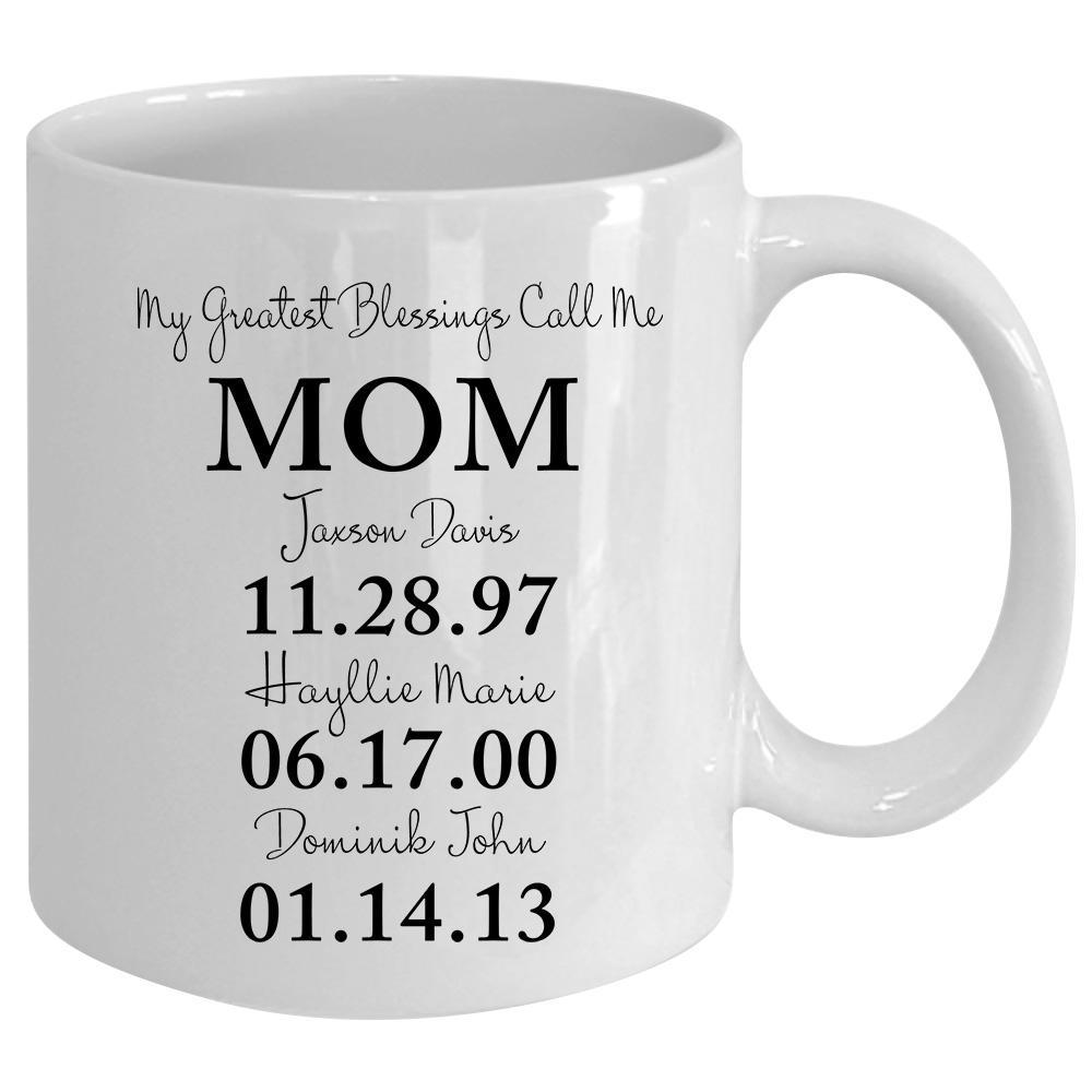 My Greatest Blessings Mom Mug