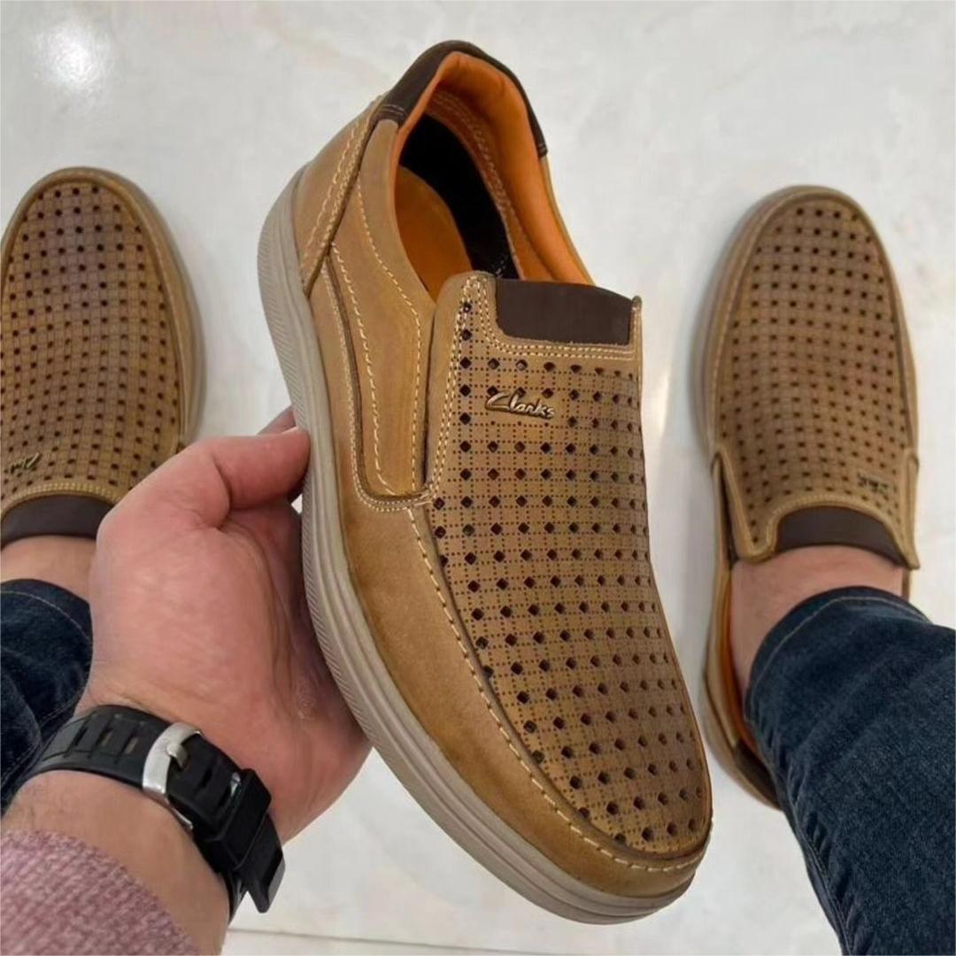 Summer Men's Full Cowhide Lined Sole With High Quality Leather