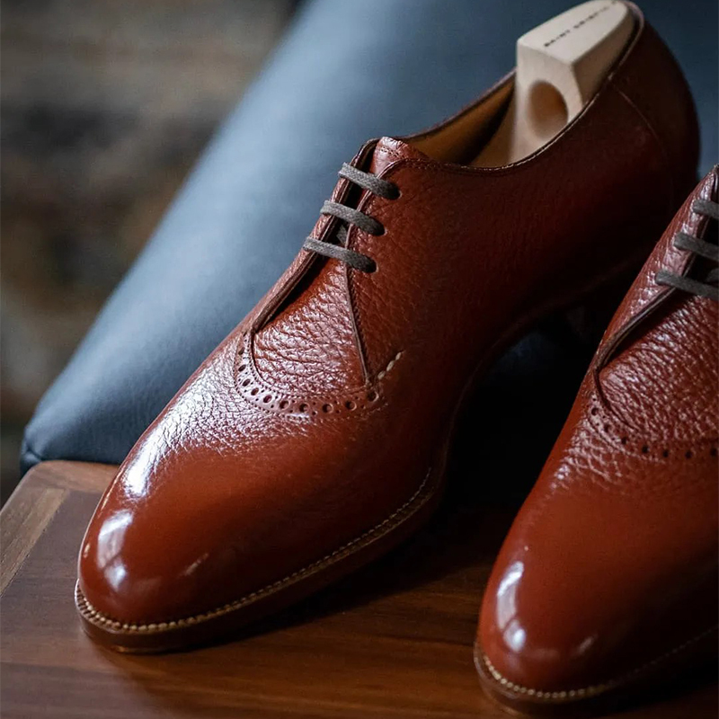 Men's Casual Brown Leather Shoes