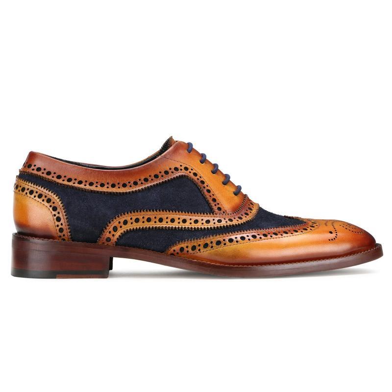 The London Wingtip Brogues In Hybrid Brown