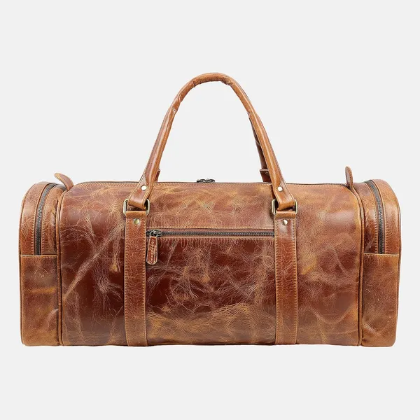 Aged Leather Adventurer Bag