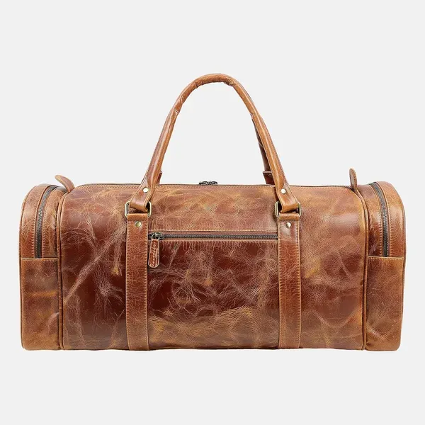 Aged Leather Adventurer Bag