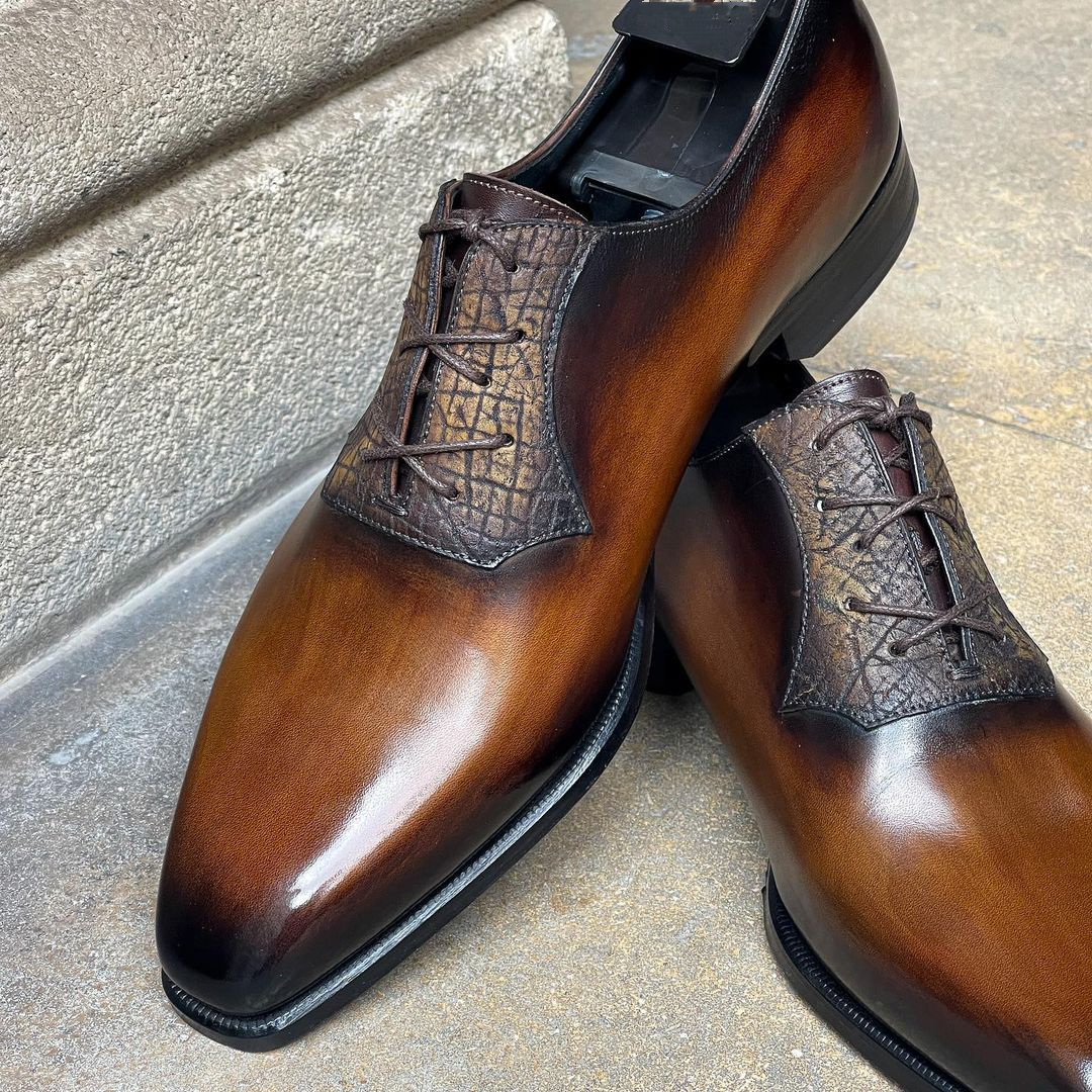 Adelaide Oxford - Hippopotamus Plaster - Brown Sepia Patina-(Buy 2 Free Shipping✔️)