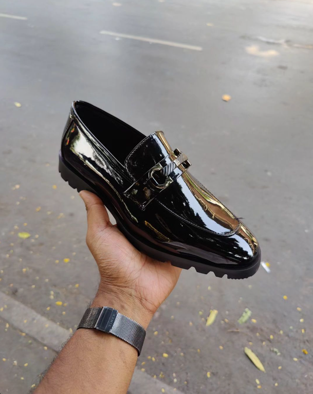 Men's Black Leather Shoes