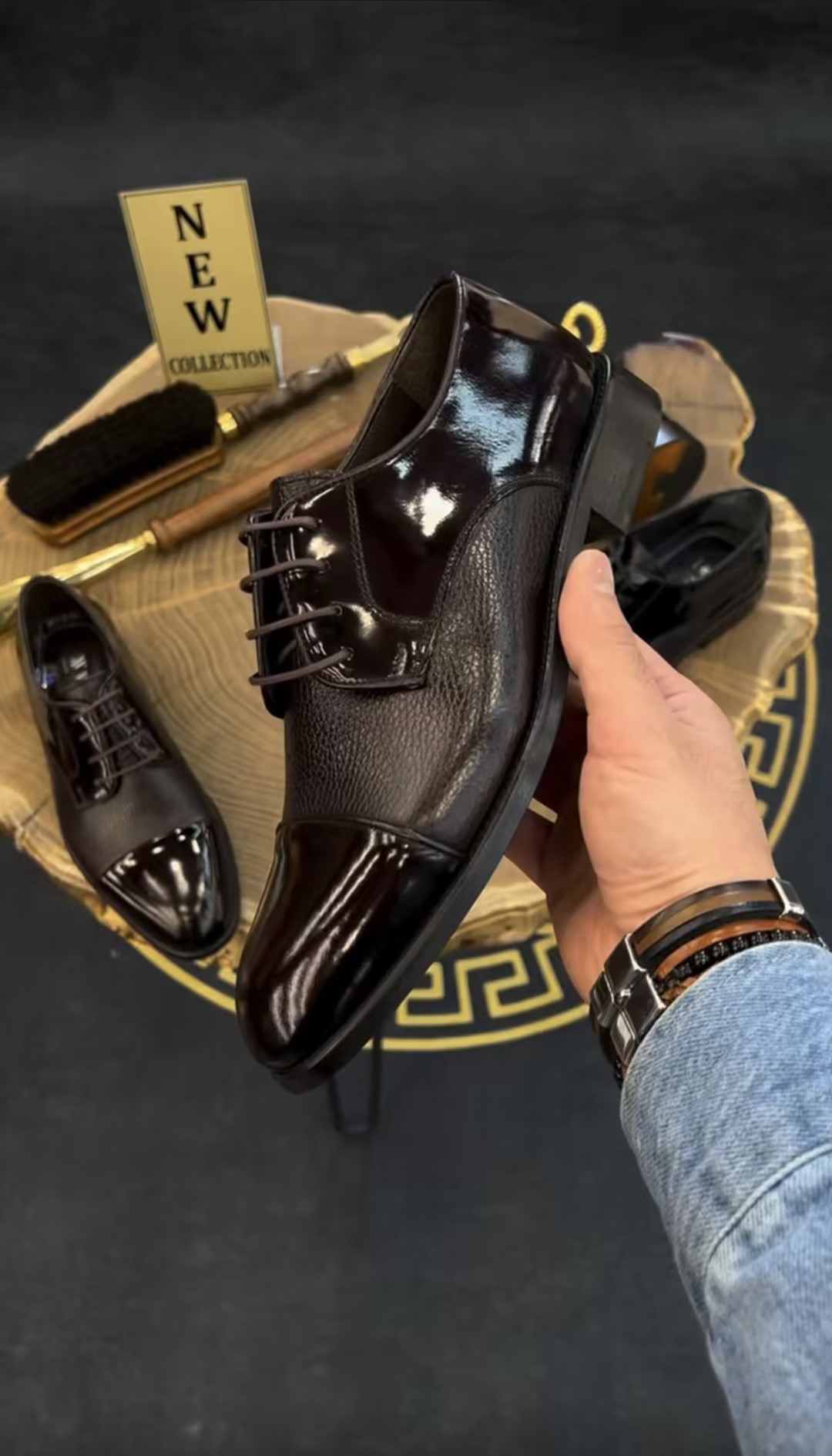 Men's Black Leather Shoes